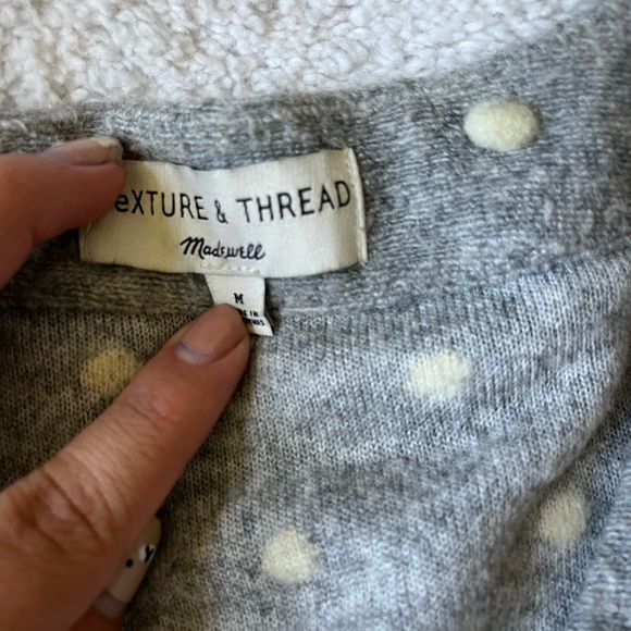 Madewell texture and thread bobble cardigan - Picture 3 of 5
